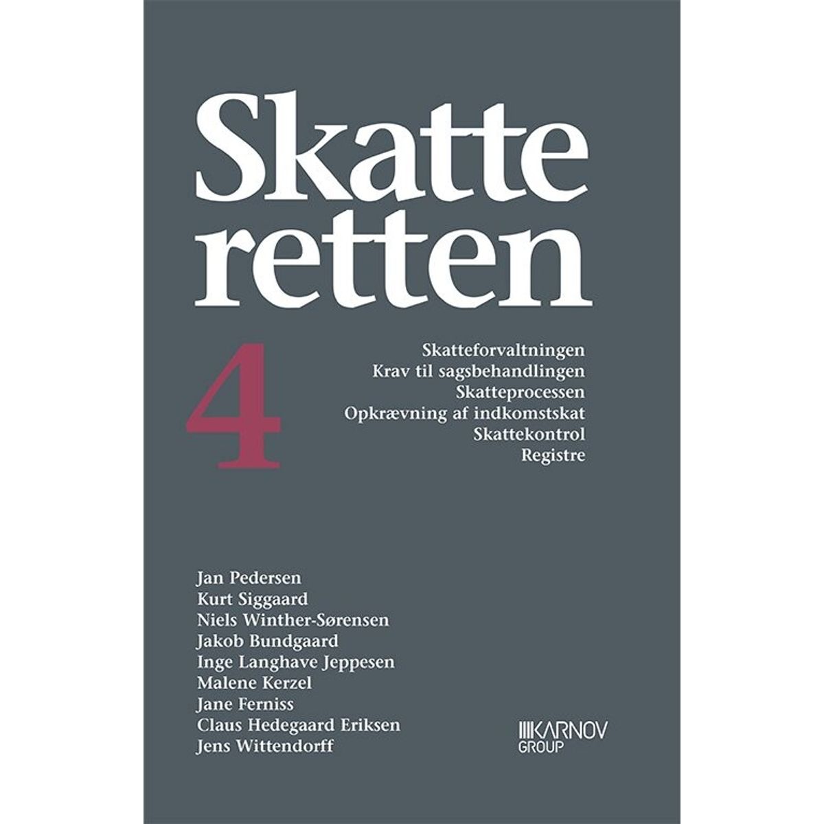 Skatteretten 4 - Jan Pedersen - Bog