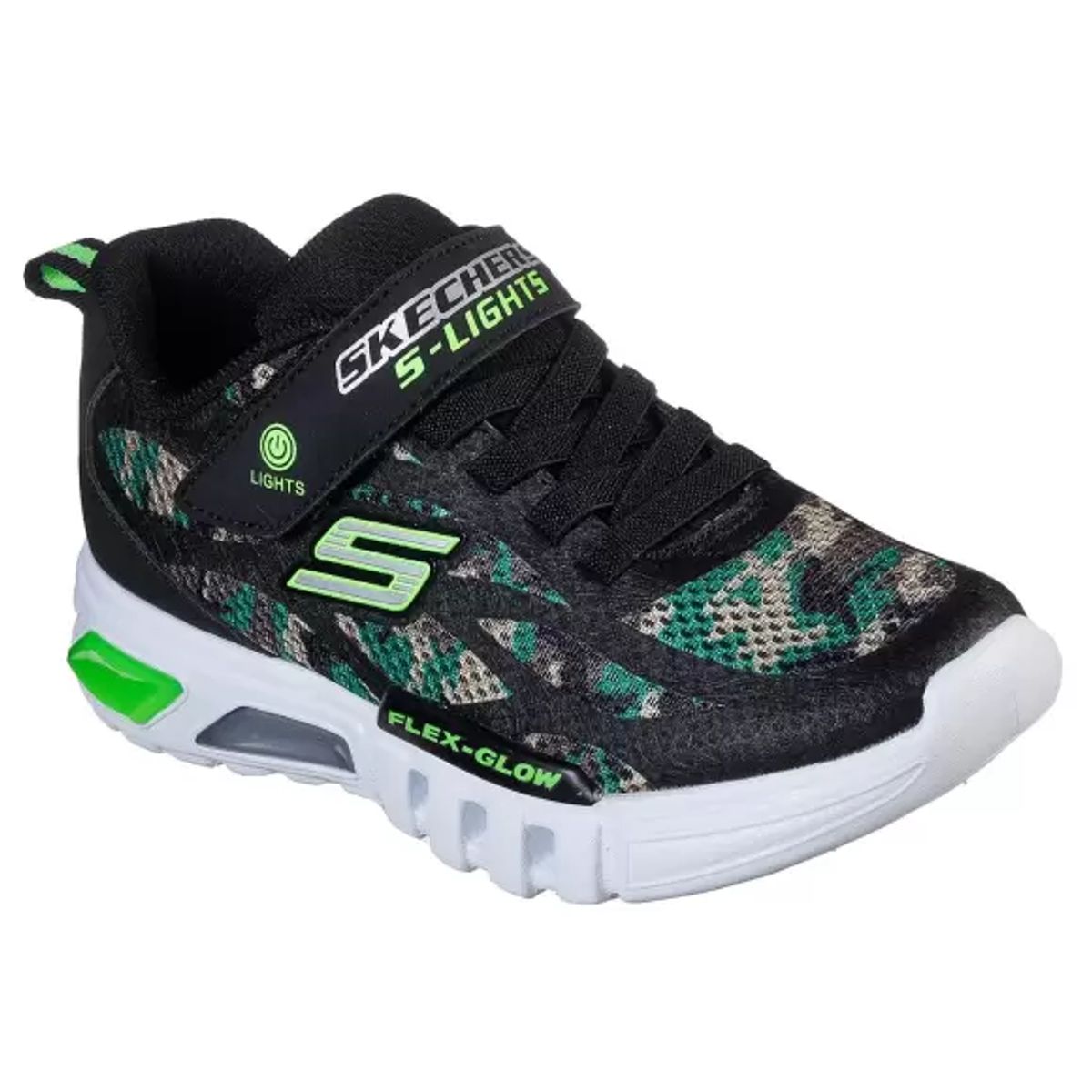 Skechers Boys Flex-Glow 400017N CAMO