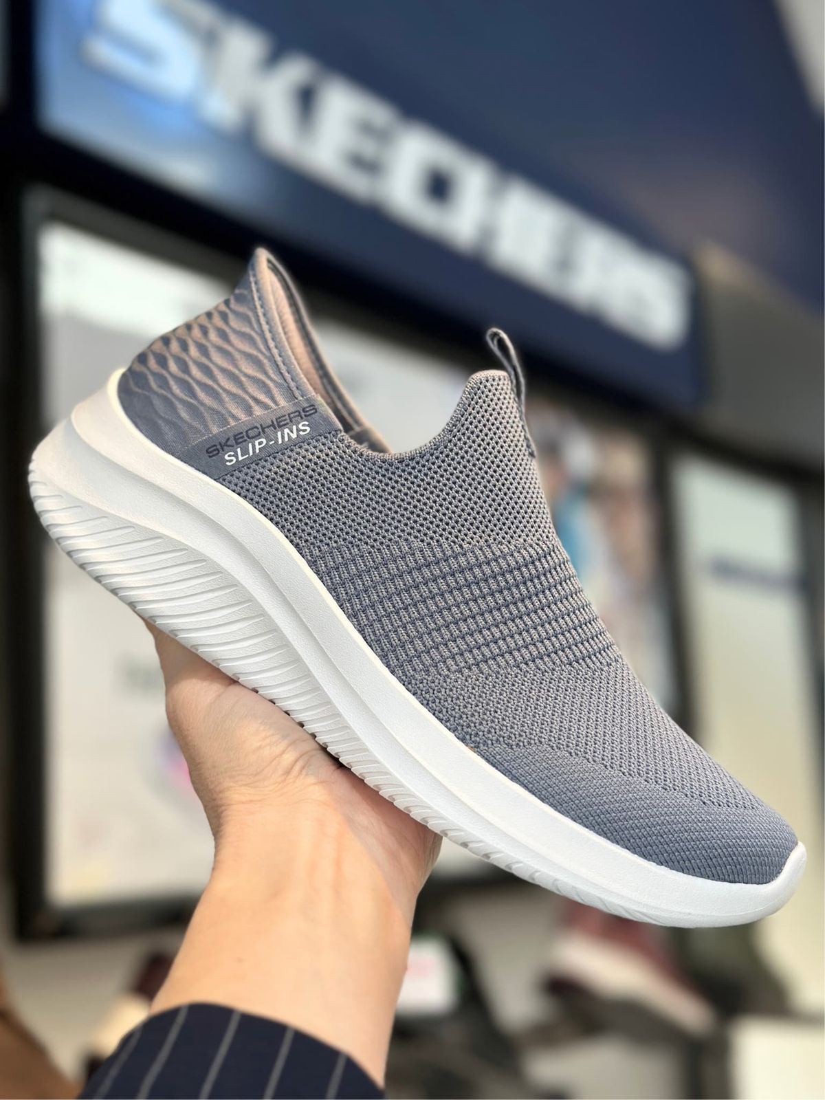 SKECHERS, Dame, Slip-ins: Ultra Flex 3.0 - Cozy Streak - Slate 37