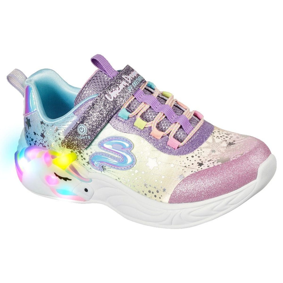 Skechers - Girls Unicorn Dreams, 76-0905 - Multifarvet - 32