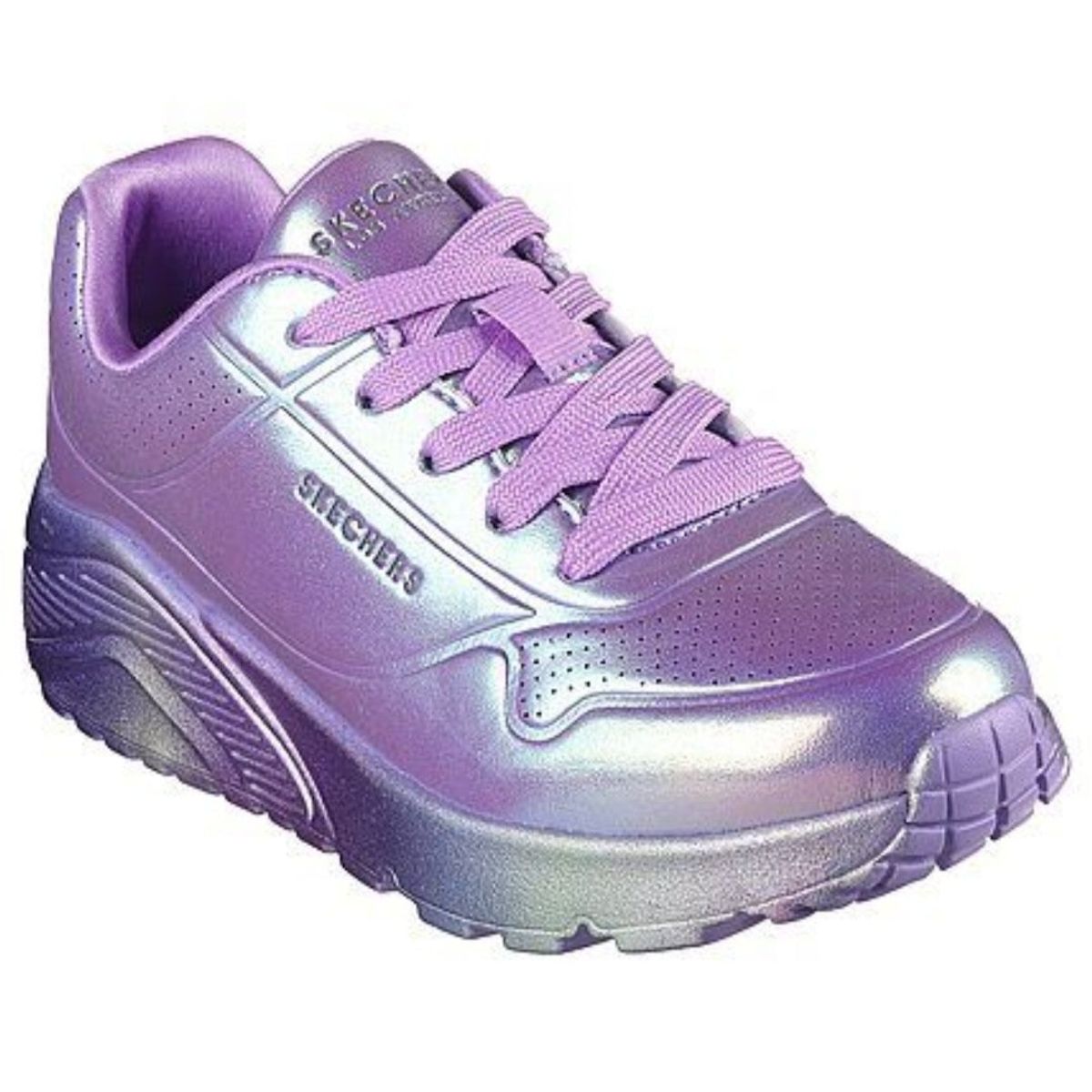 Skechers - Girls Uno Lite, 76-0971 - Metallic lilla - 37