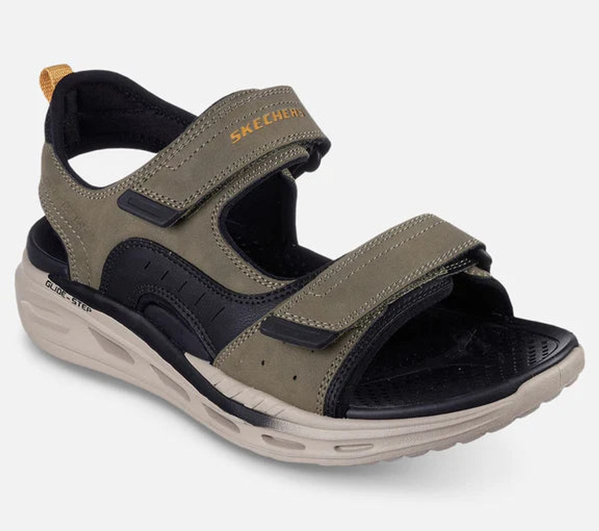 Skechers - Herre sandal, 46-0189 - Oliven - 47.5