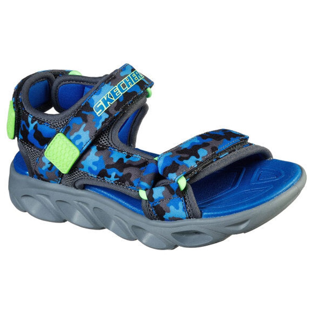 Skechers - Sandal med lys, 48-0206 - Blå - 34