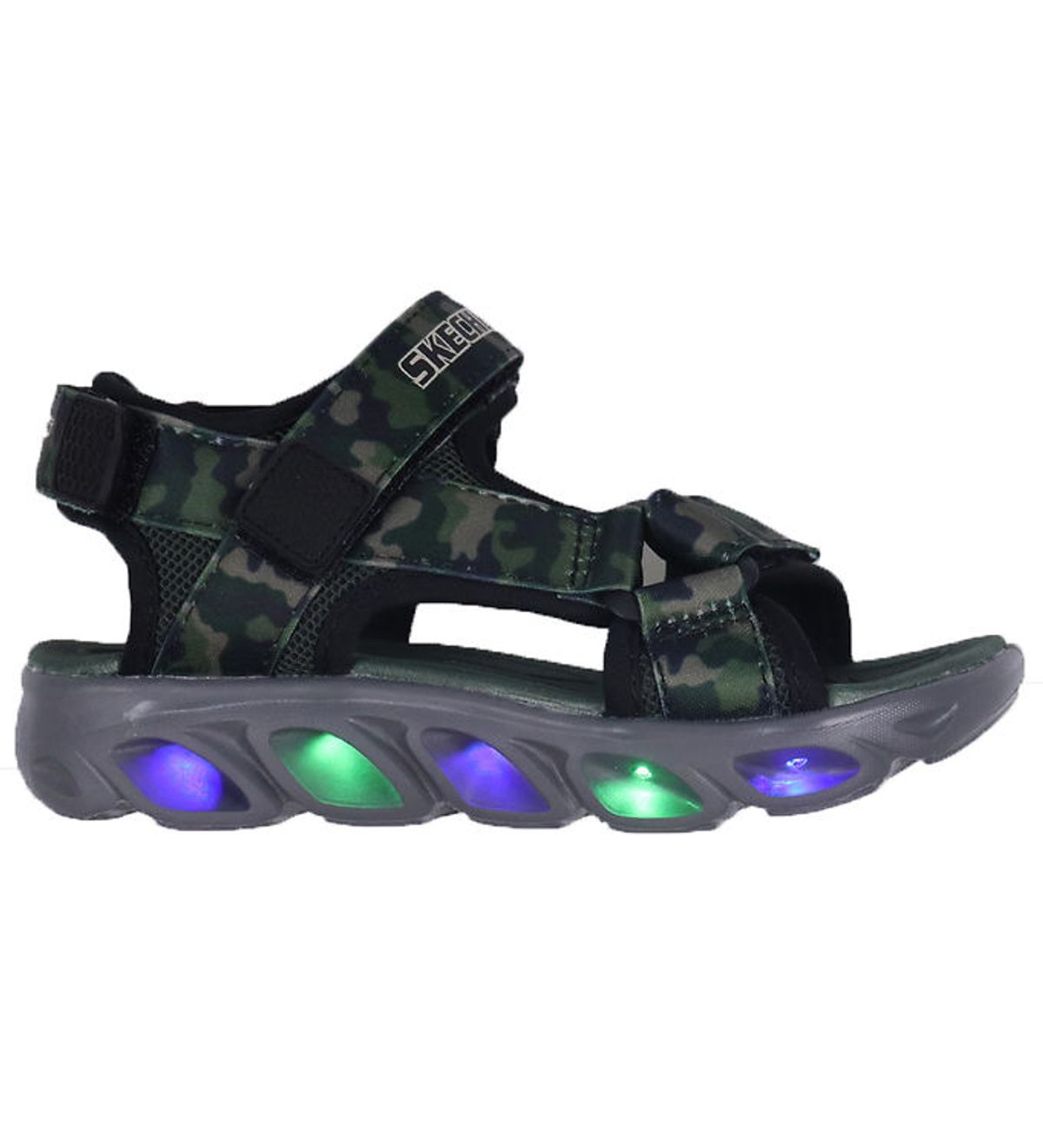 Skechers Sandaler m. Lys - Hypno-Splash - Black