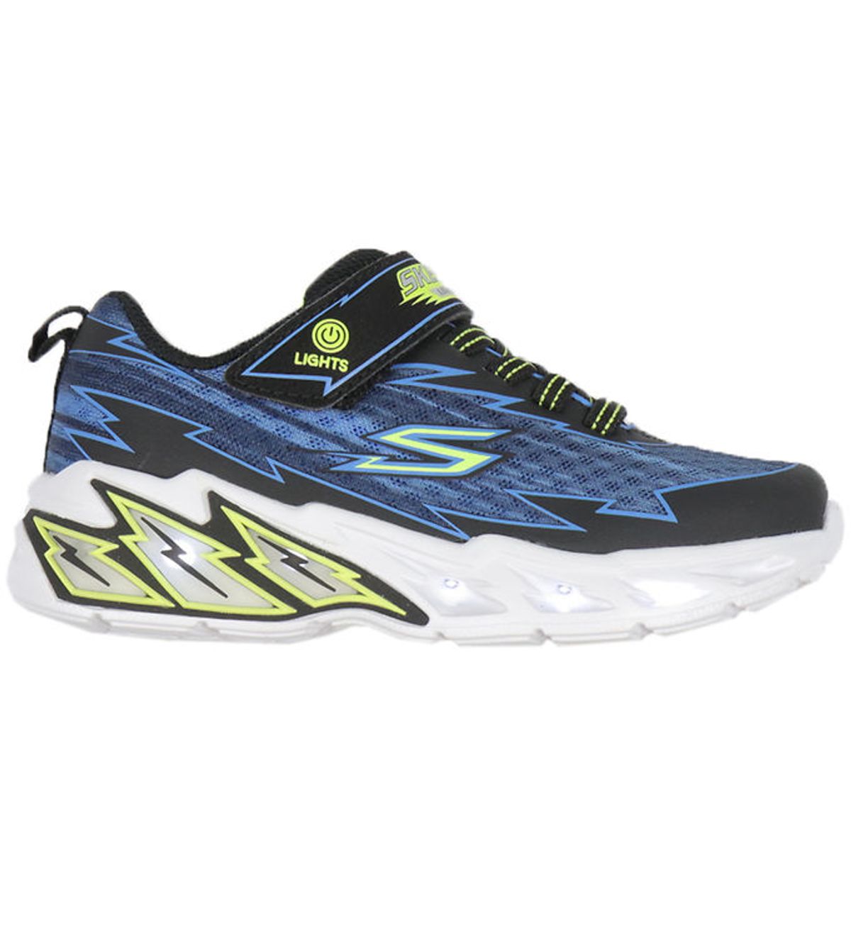 Skechers Sko - Light Storm 2-0 - Bolt-Brights - Sort/Blå