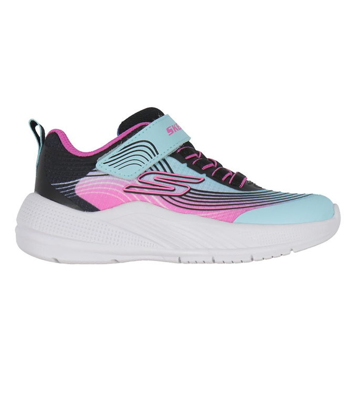 Skechers Sko - Microspec Advance - Aqua/Purple