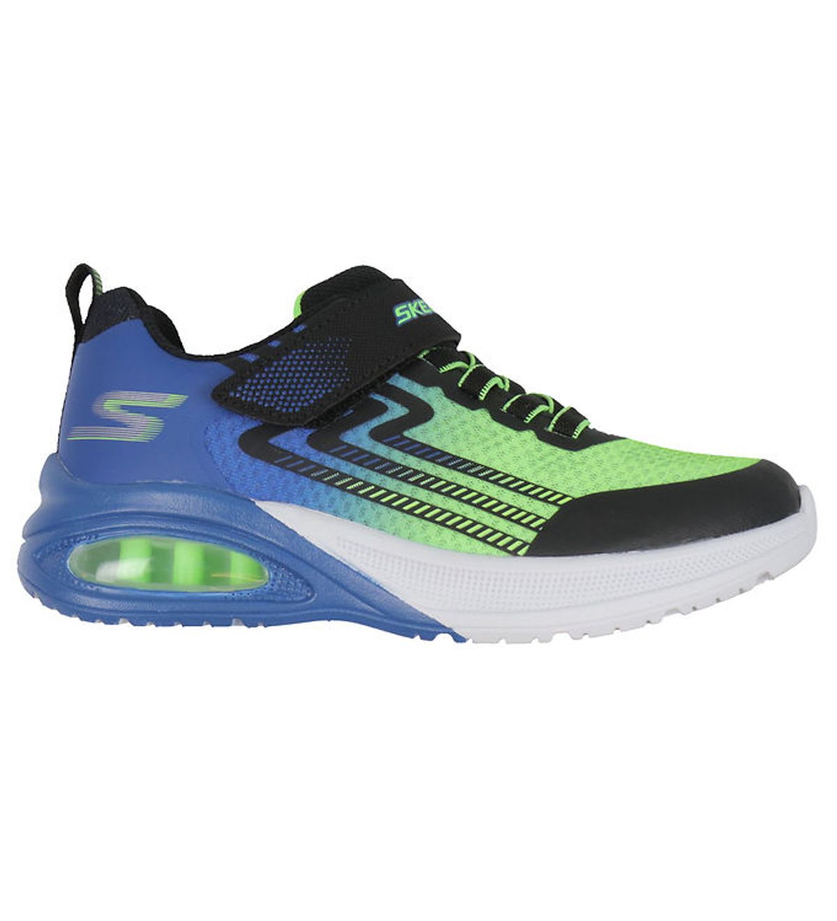 Skechers Sko - Microspec Max Advance - Blå/Lime