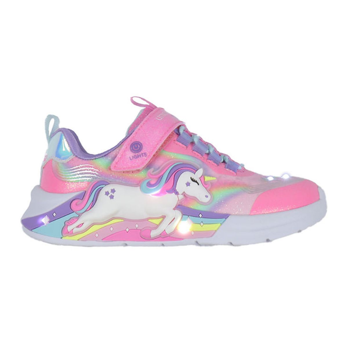 Skechers Sko - Unicorn Chaser - Pink/Multi