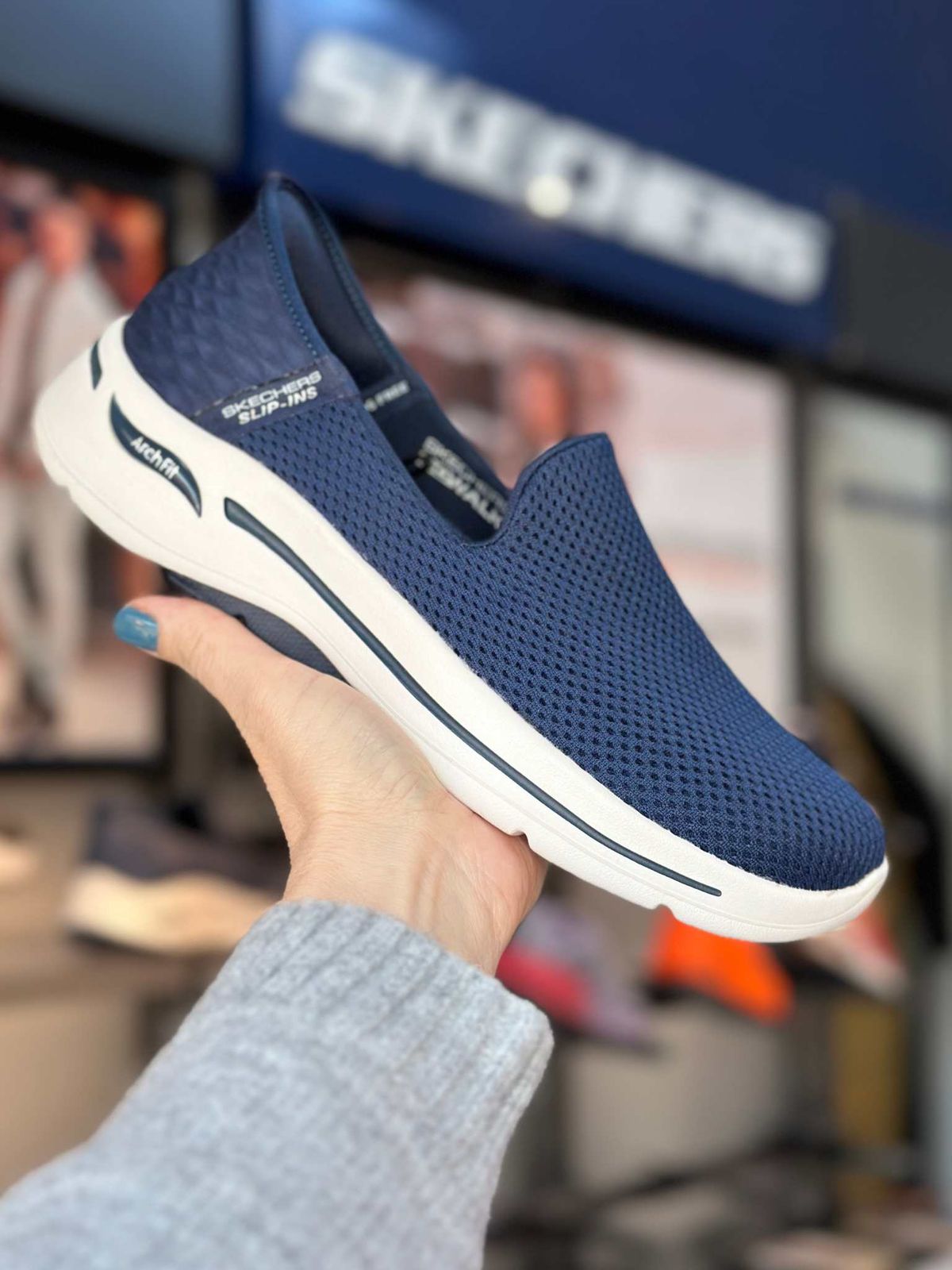 Skechers Slip-ins: GO WALK Arch Fit - Summer-Navy 36