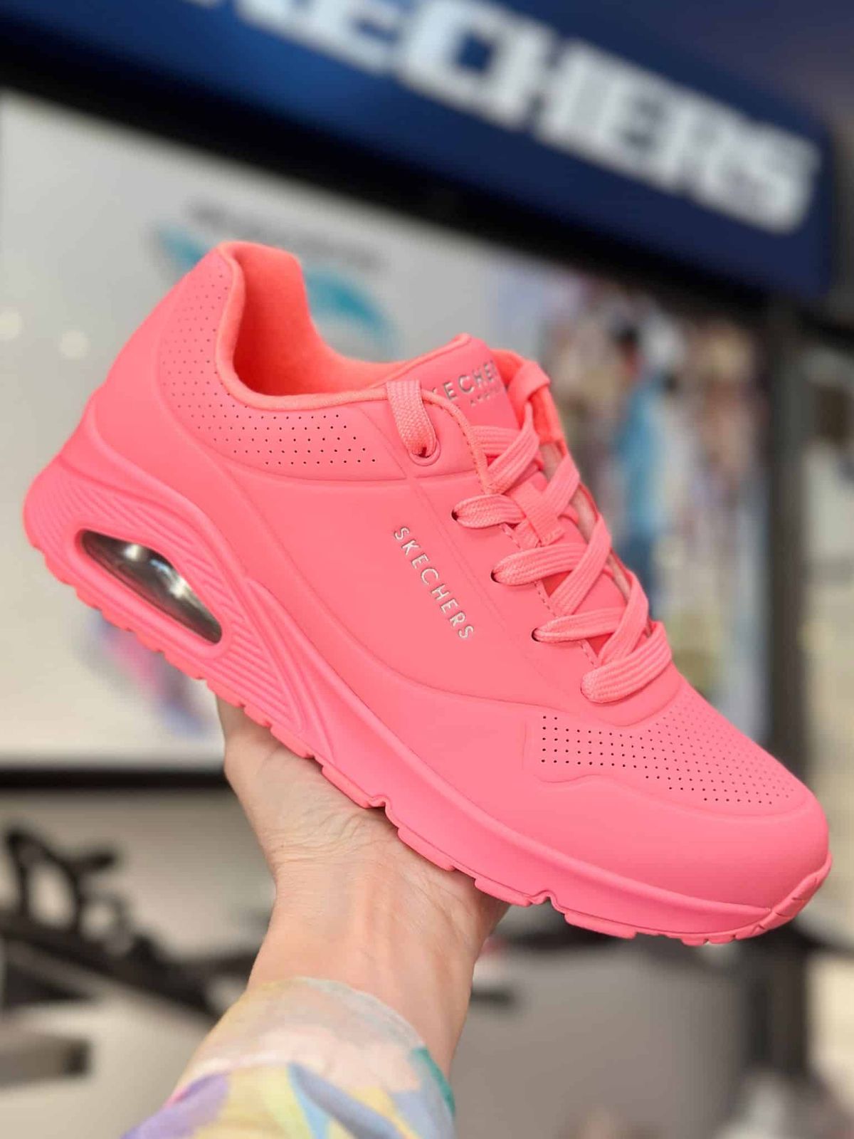 SKECHERS - Uno - Stand On Air - Coral-Pink 36