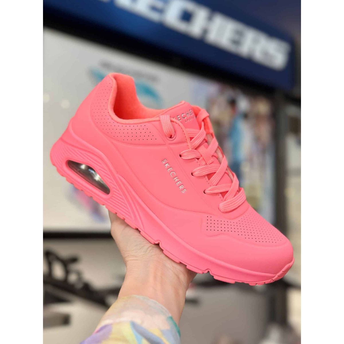 SKECHERS - Uno - Stand On Air - Coral-Pink 40