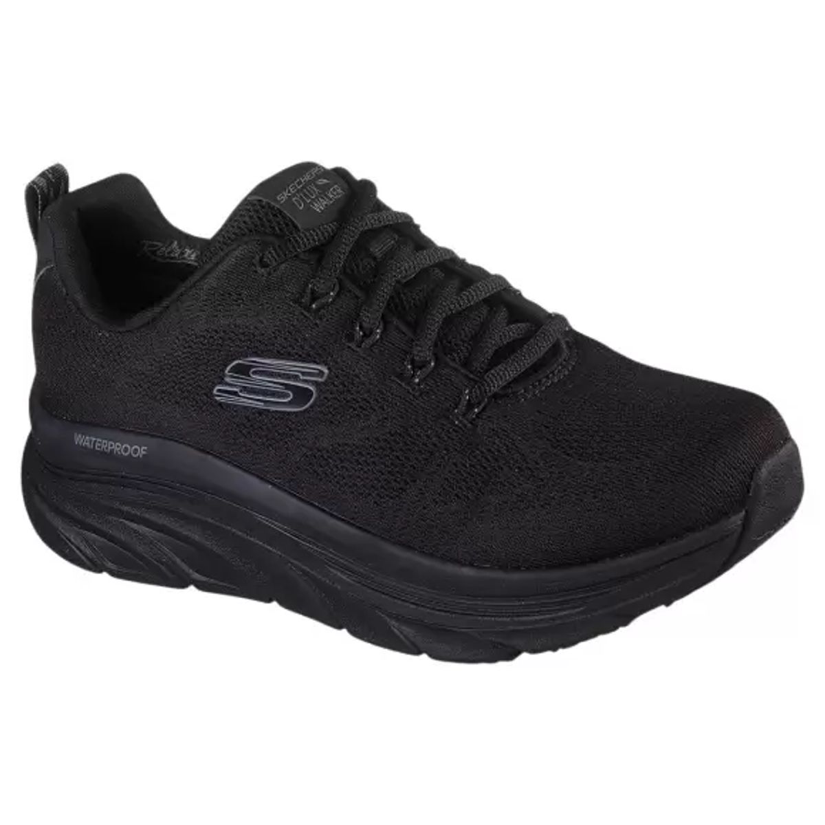 Skechers Womens D'Lux Walker Waterproof 149810 BBK