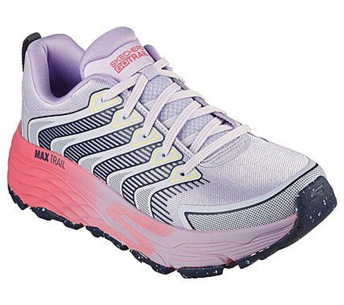 Skechers - Womens Max Cushioning Elite Trail m/Goodyear sål, 76-0957 - Lilla - 36