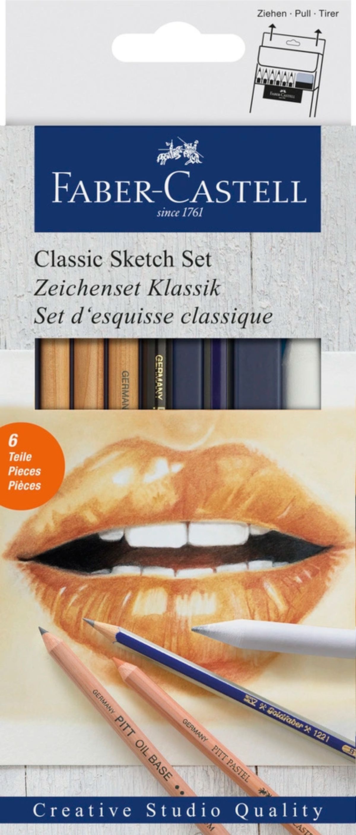 Sketch set gold Faber classic