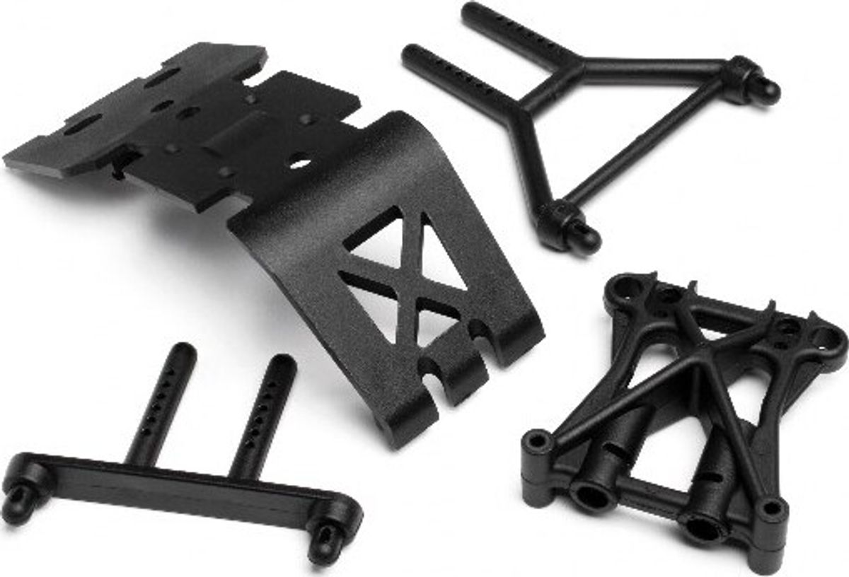 Skid Plate/shock Tower Set - Hp82014 - Hpi Racing