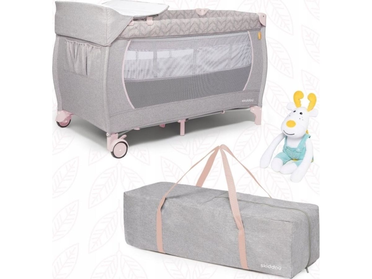 Skiddou Tourist Cot Skiddou Lunar + Pink 1359