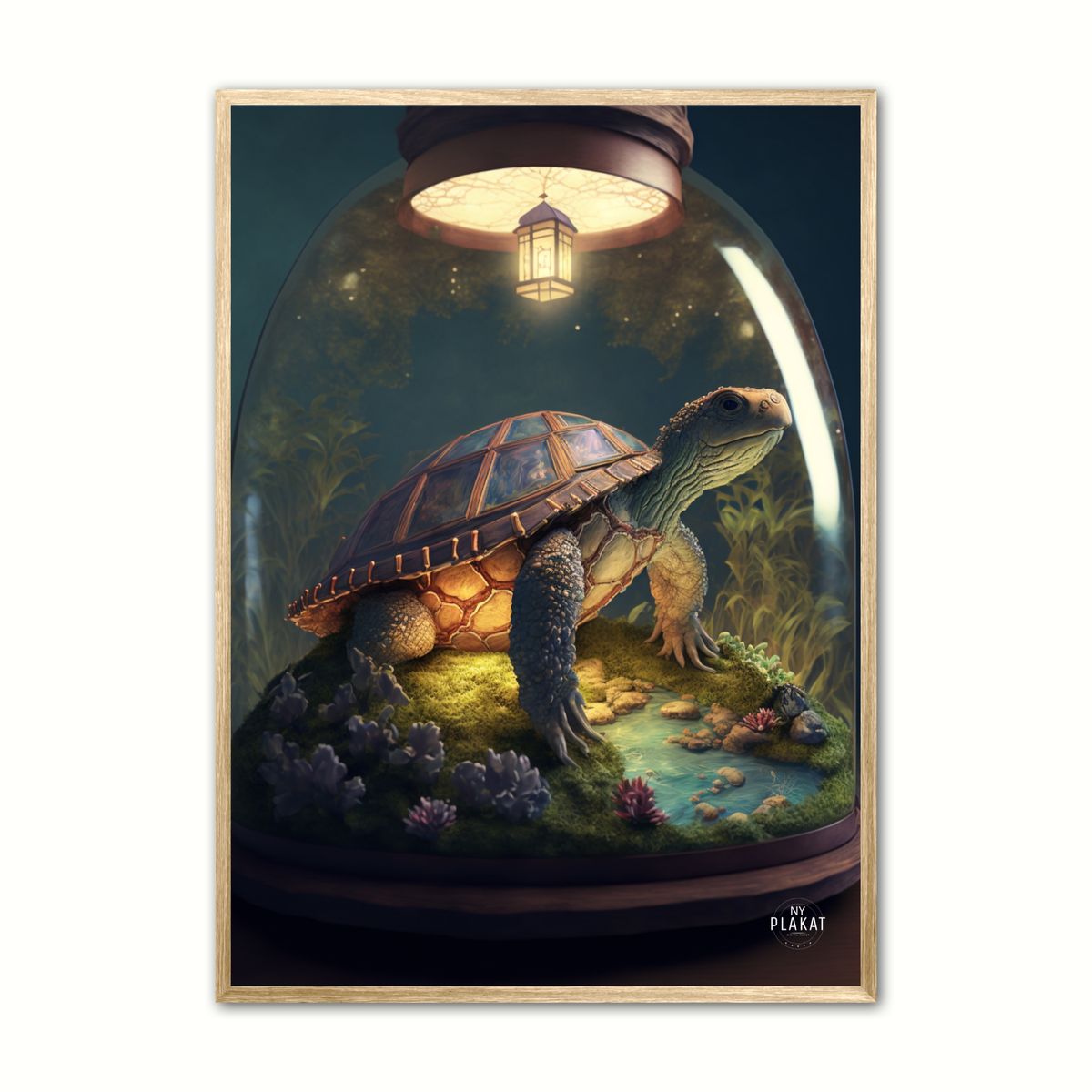 Skildpadde plakat Nr. 1 30 x 40 cm