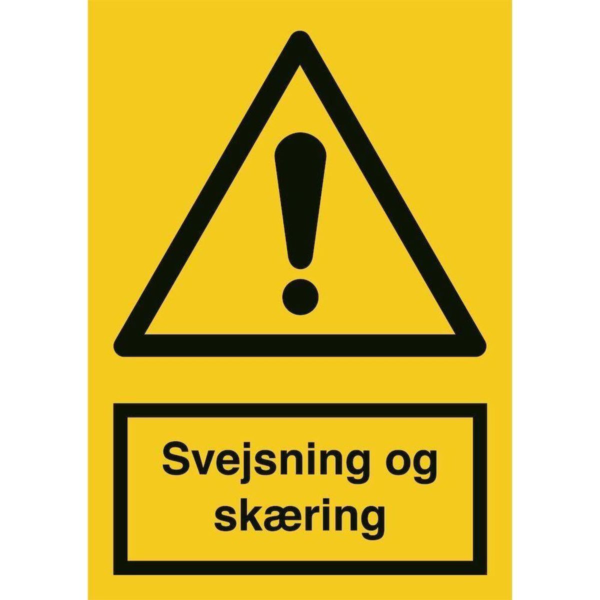 Skilt Svejsning og skæring