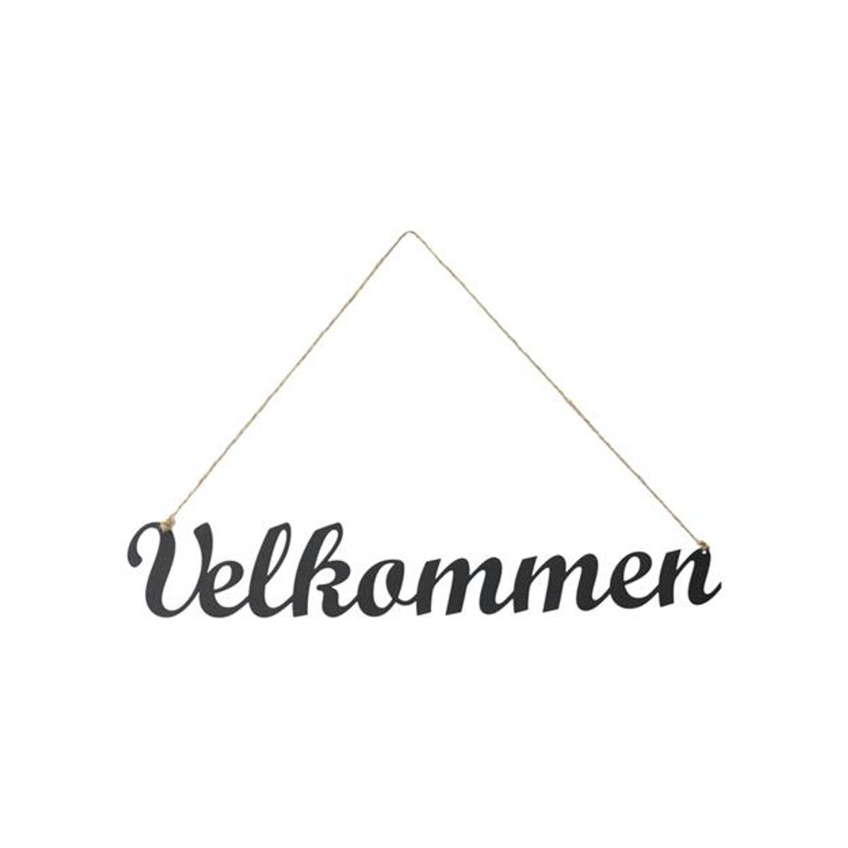 Skilt - Velkommen