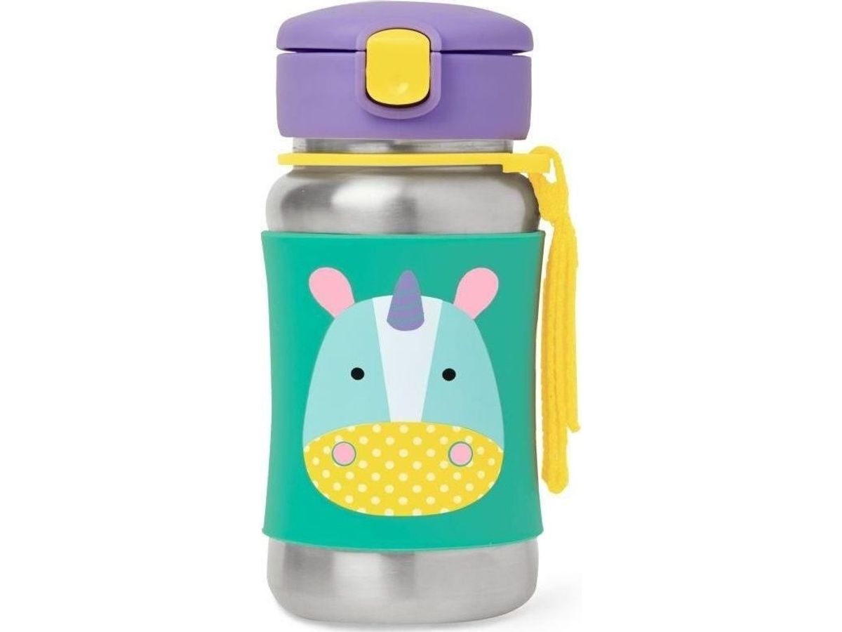 Skip Hop Straw Bottle Zoo, 12M+, 350Ml, Unicorn, 252518