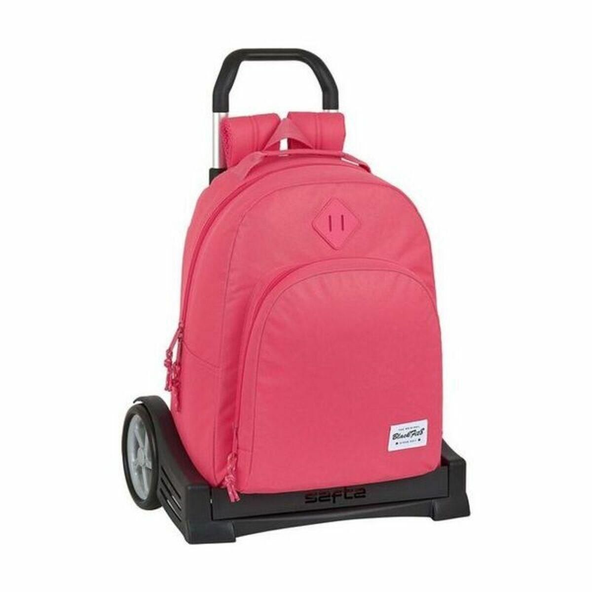 Skolerygsæk med Hjul Evolution BlackFit8 M860A Pink (32 x 42 x 15 cm)