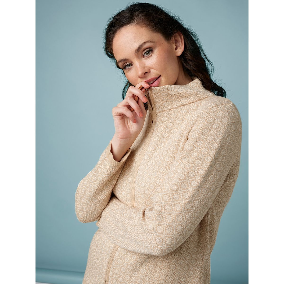 Skovhuus Kvinde Strik Cardigan Bark Beige M