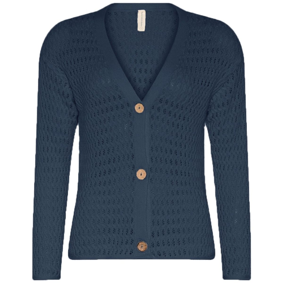 Skovhuus Kvinde Strik Cardigan Blue M