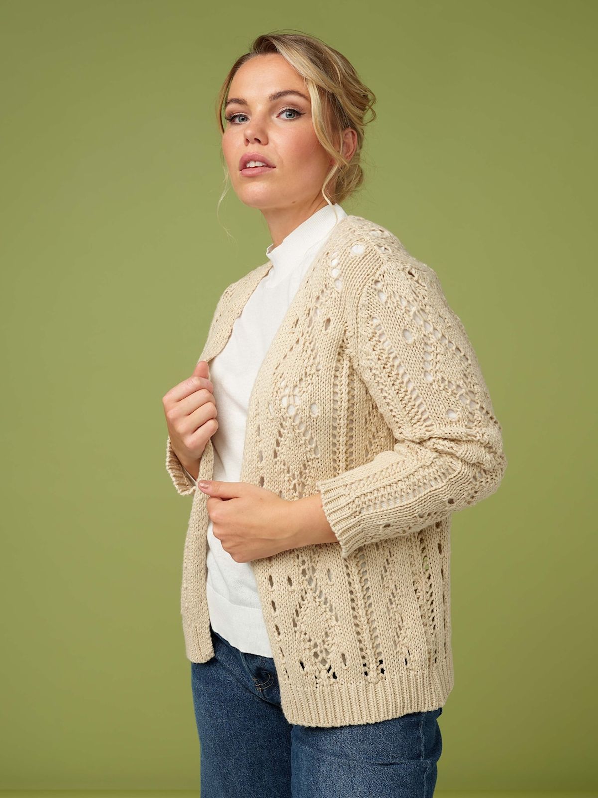 Skovhuus Kvinde Strik Cardigan Cream S