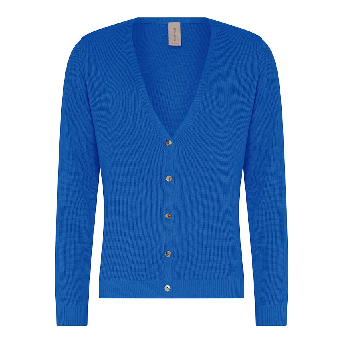 Skovhuus Kvinde Strik Cardigan Fresh Blue L