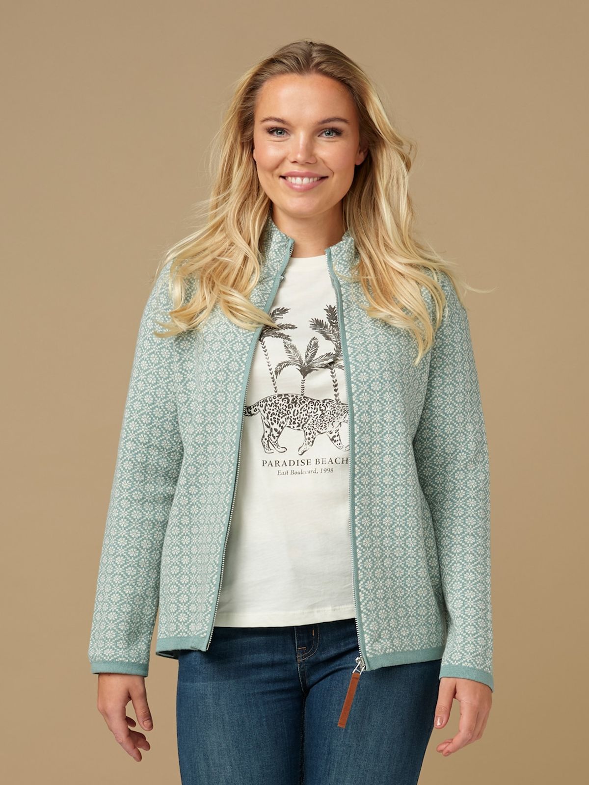 Skovhuus Kvinde Strik Cardigan Green L