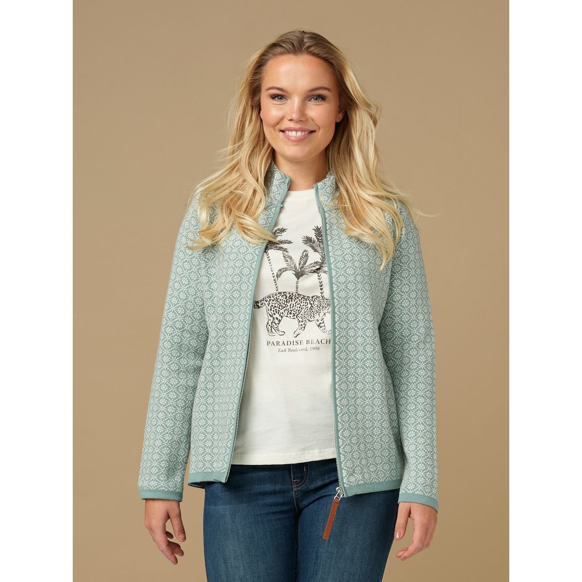 Skovhuus Kvinde Strik Cardigan Green S