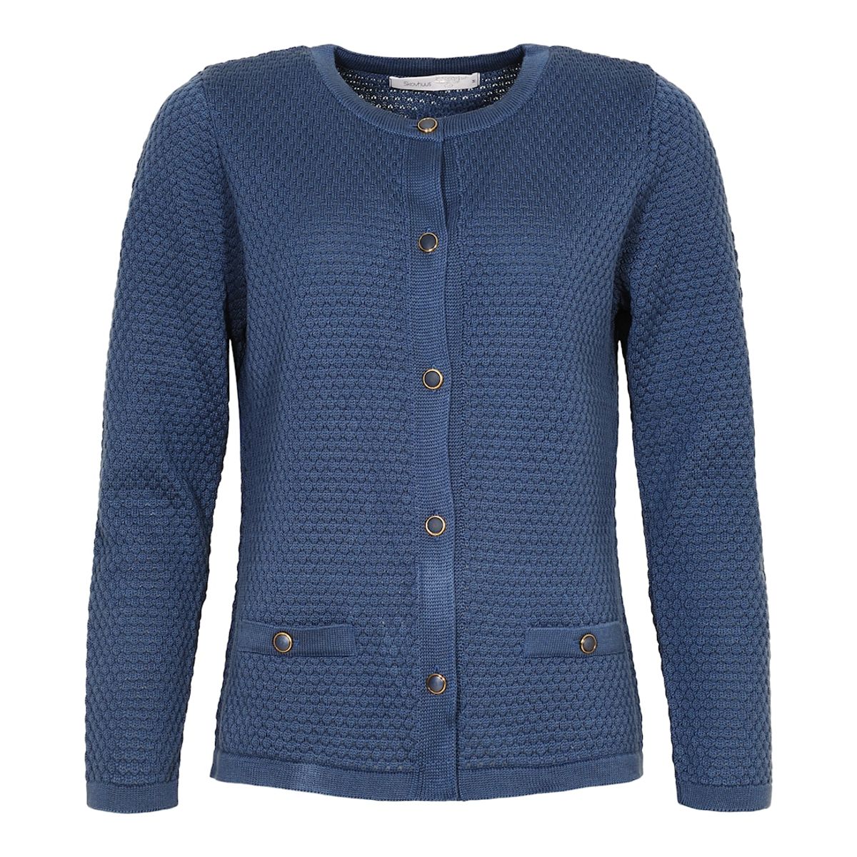 Skovhuus Kvinde Strik Cardigan Indigo M