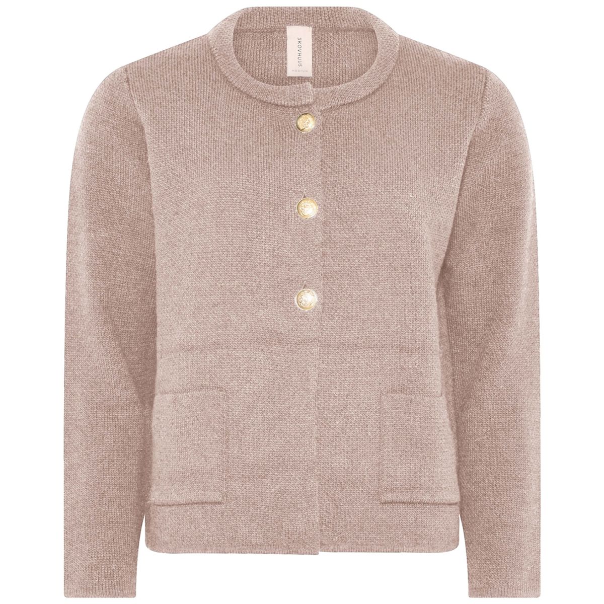 Skovhuus Kvinde Strik Cardigan Old Rose L