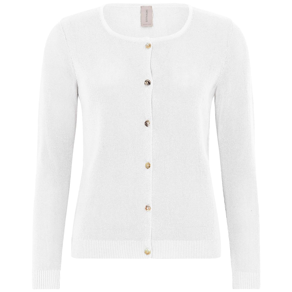 Skovhuus Kvinde Strik Cardigan White L