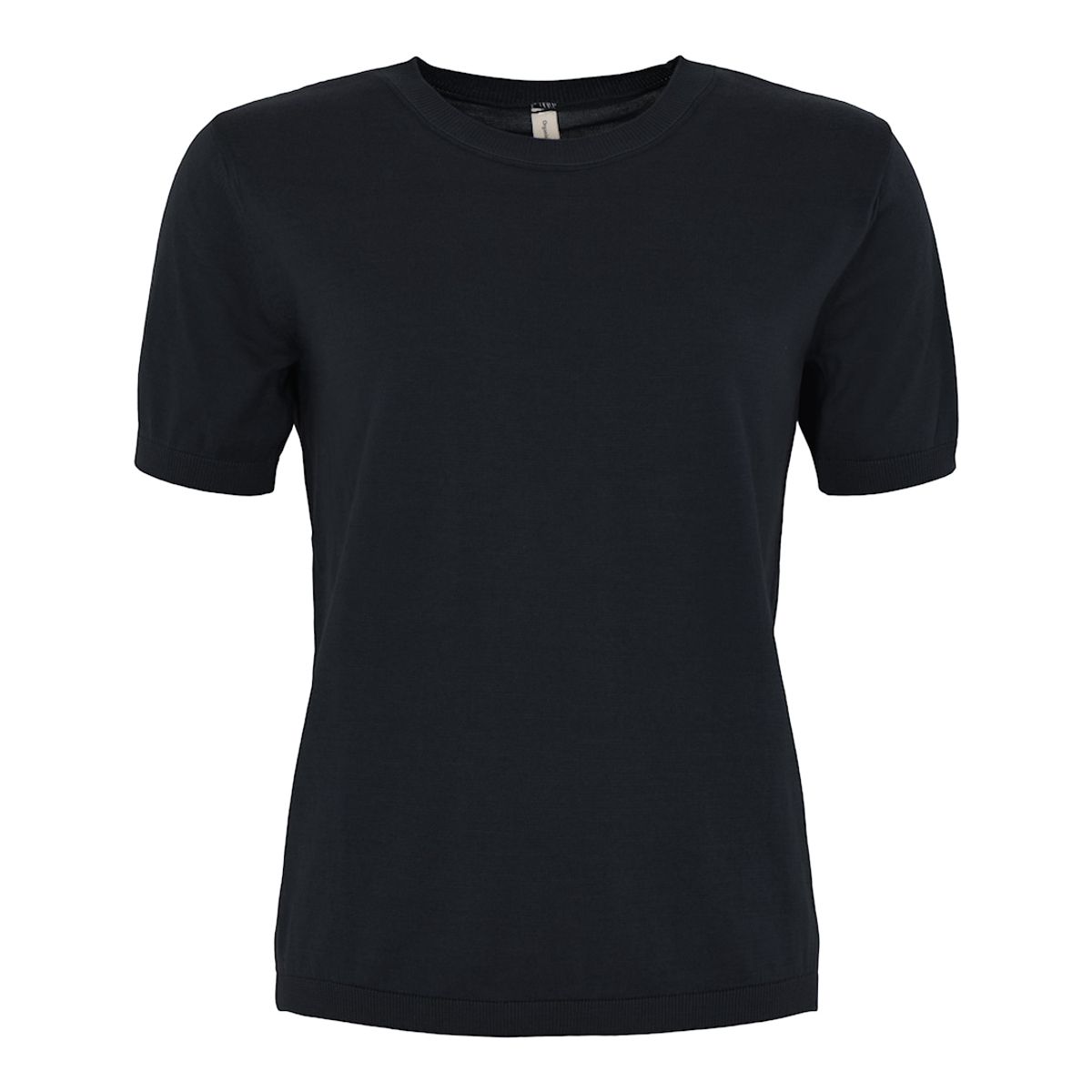 Skovhuus Kvinde T-shirt i Strik Black M