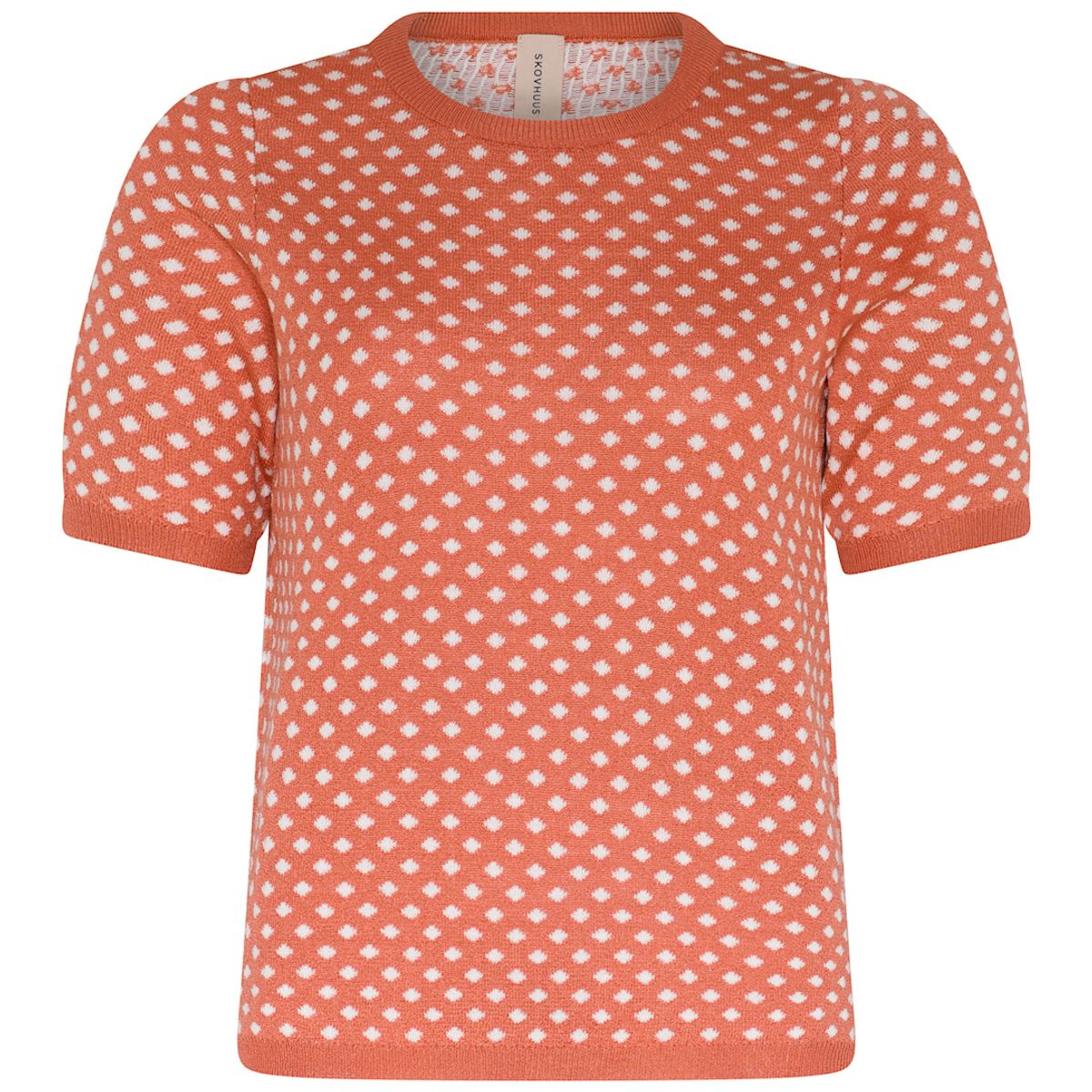 Skovhuus Kvinde T-shirt i Strik Orange L