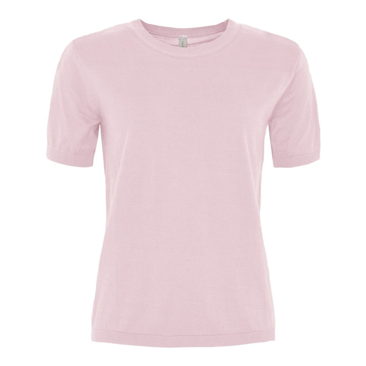 Skovhuus Kvinde T-shirt i Strik Pale Rose L