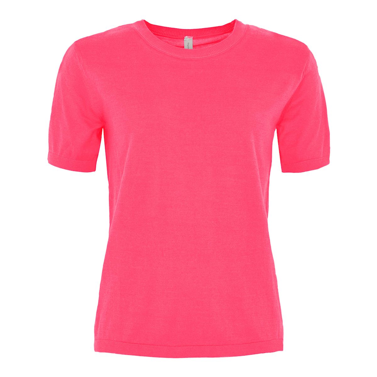 Skovhuus Kvinde T-shirt i Strik Pink L