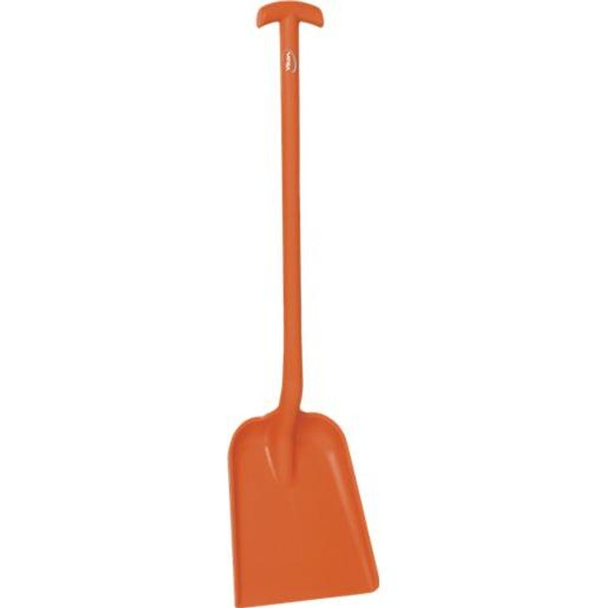 Skovl, Vikan, 103,5x27,1x32,7cm, orange, PP, kort skaft, standard blad, T-greb