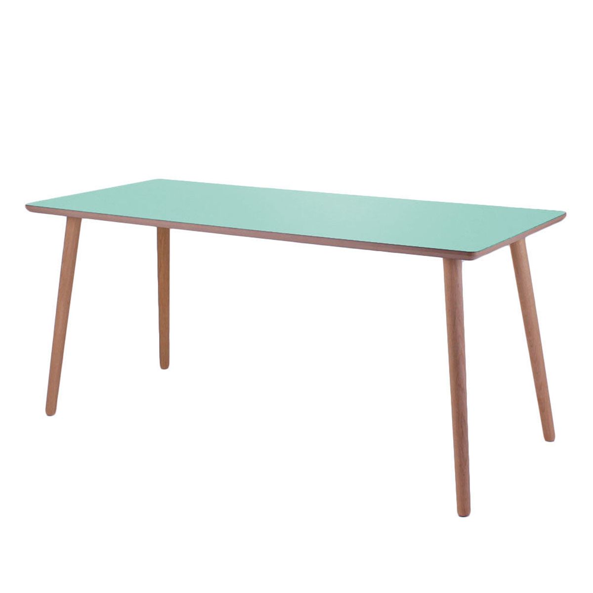 Skrivebord 100 x 60 cm - Flere farver - Dusty jade / hvidtonet olie