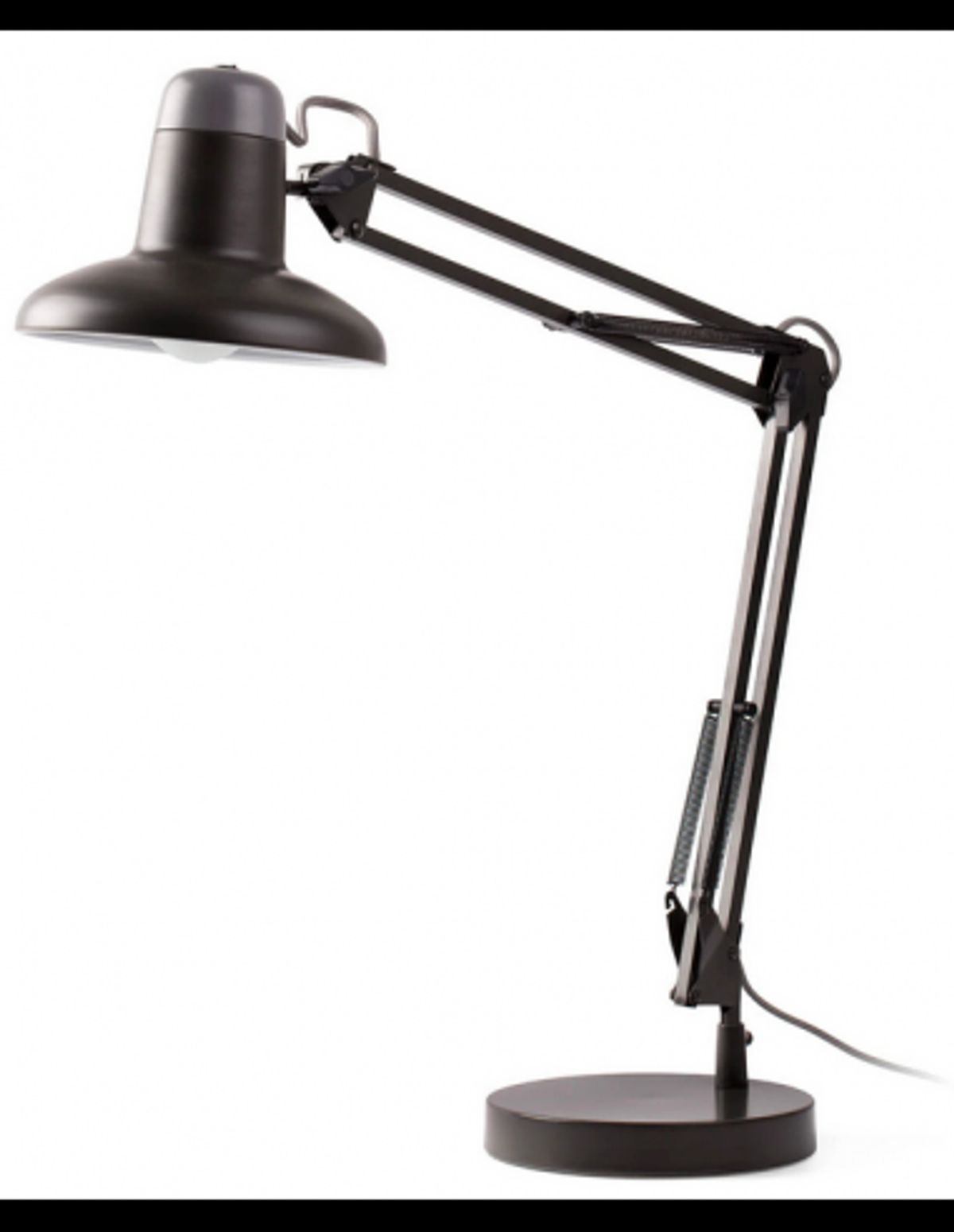 Skrivebordslampe H57 cm 1 x 15W LED - Mørkegrå