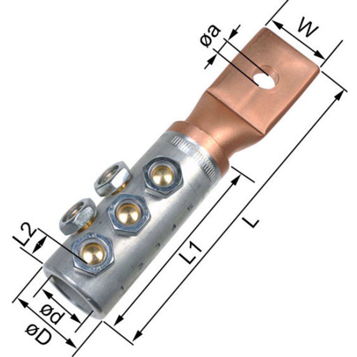 Skruekabelsko SL240R185S-12-16