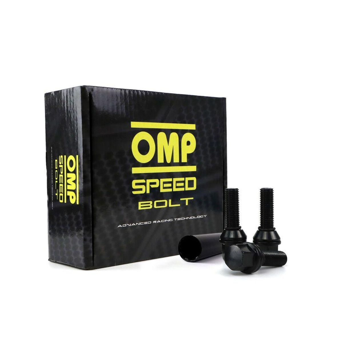 Skruesæt OMP OMPS09771201 32 mm Sort M12 x 1,25