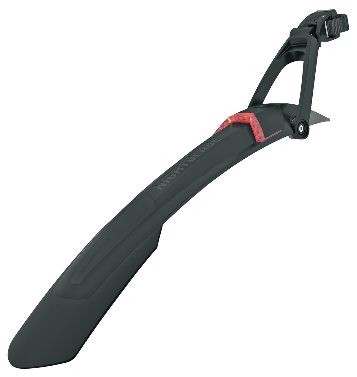 SKS Nightblade Stumpskærm bag 26"-27.5" USB lygte med 3 funk.