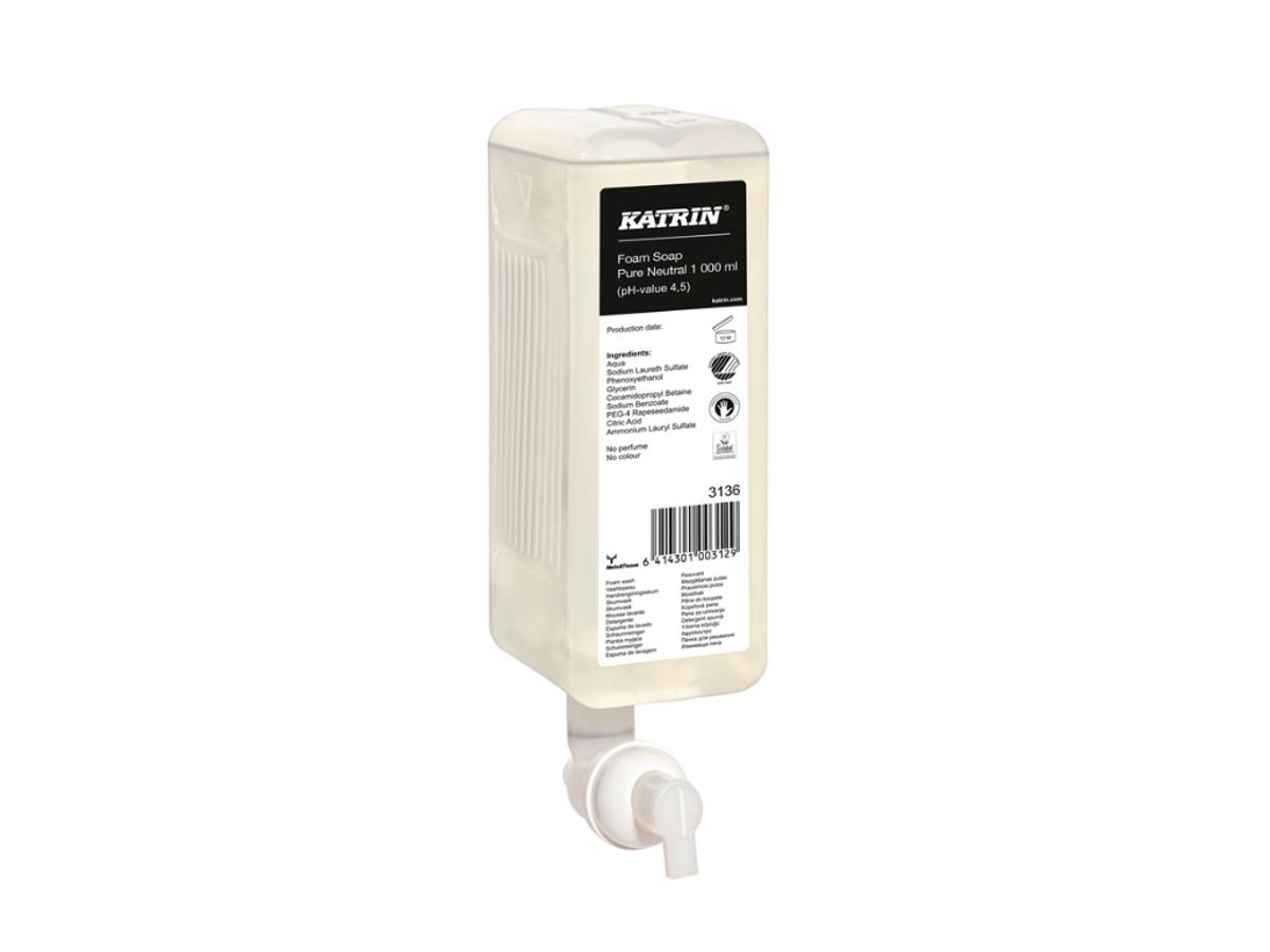 Skumsæbe Katrin Pure Neutral 1000 ml