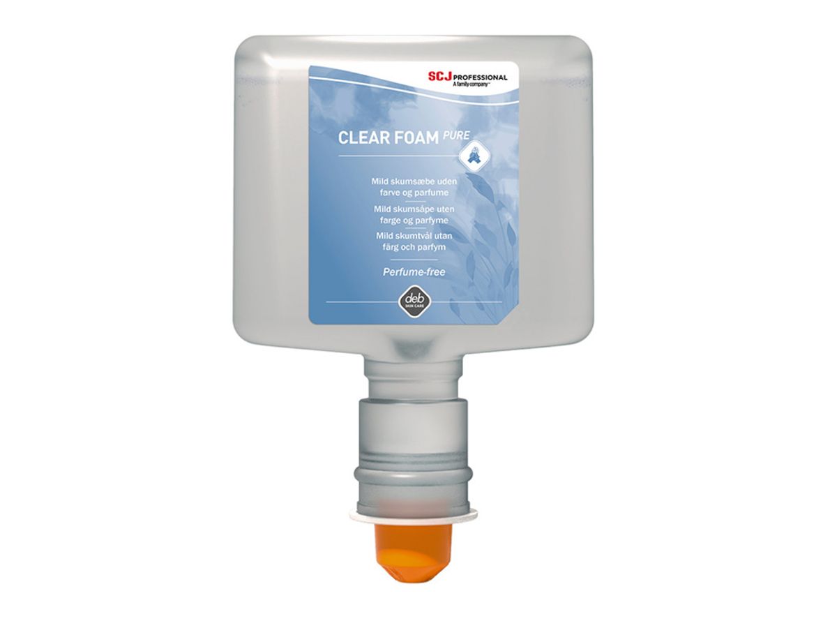 Skumsæbe SCJ Deb Clear Foam 1200 ml