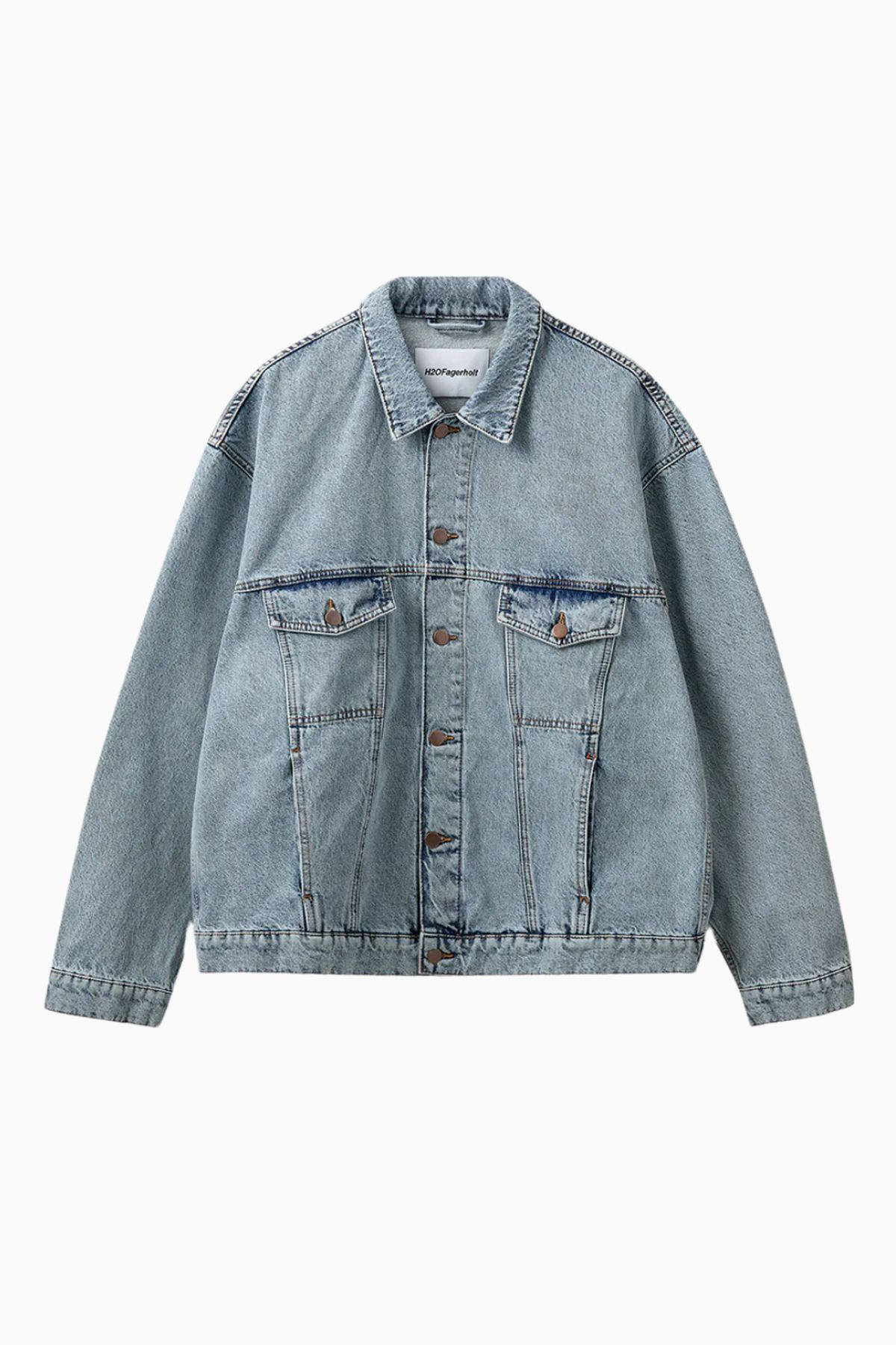 Sky Jacket - Light Blue Denim - H2O Fagerholt - Blå L