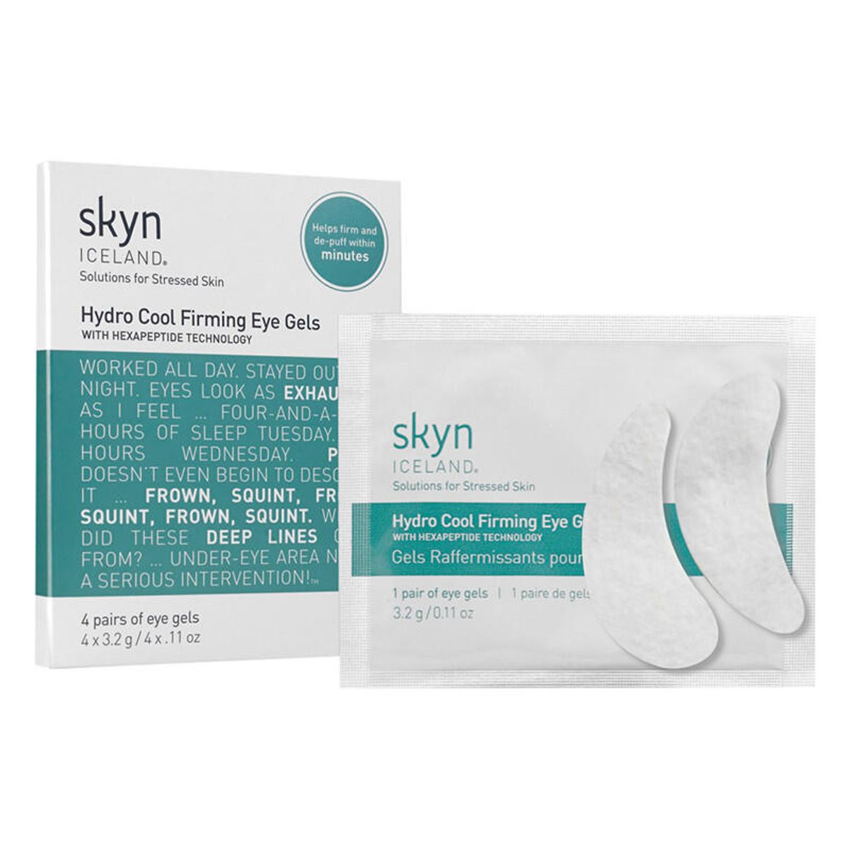 Skyn Iceland Hydro Cool Firming Eye Gels, 4 stk.