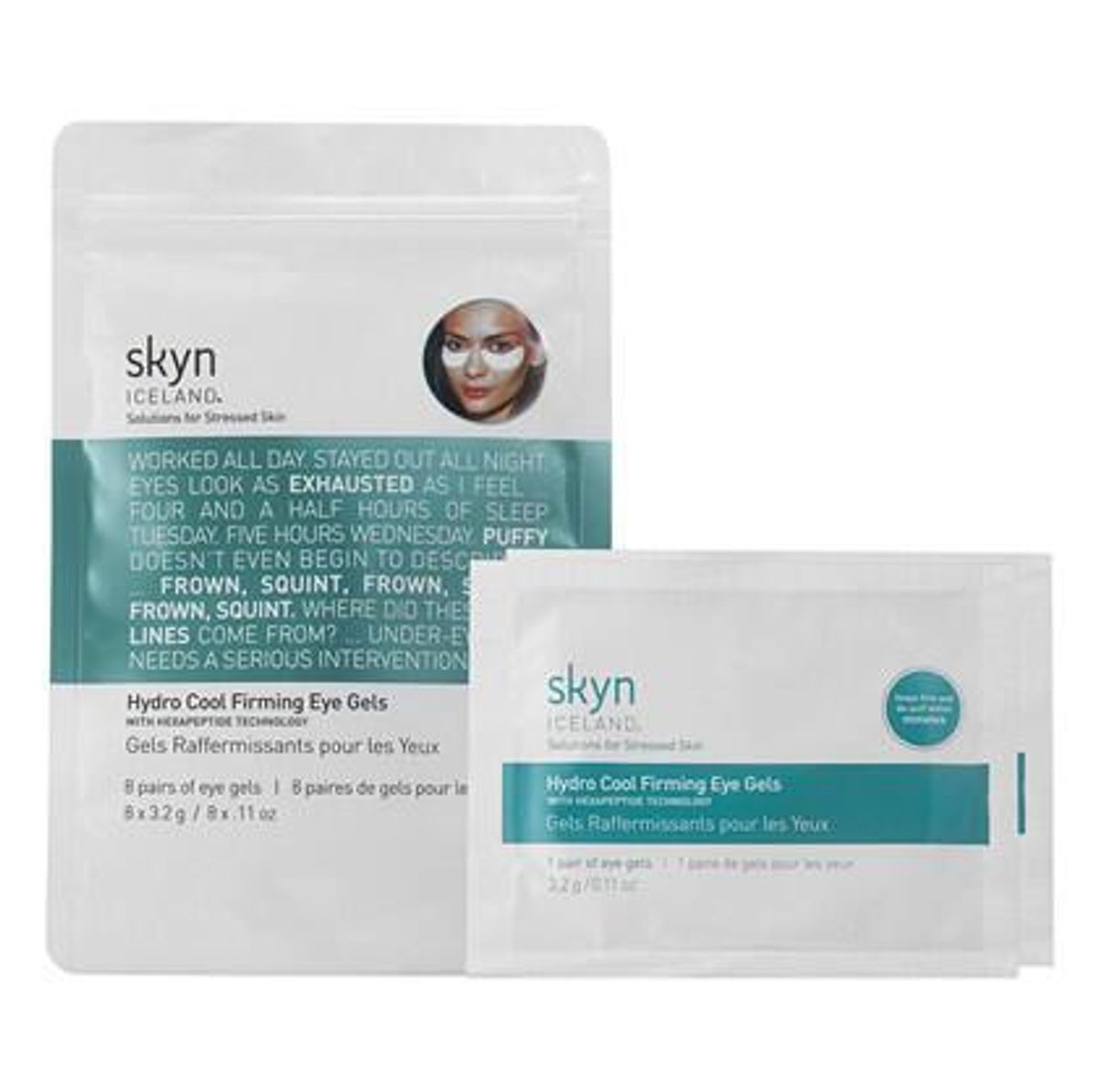 Skyn Iceland Hydro Cool Firming Eye Gels, 8 stk.