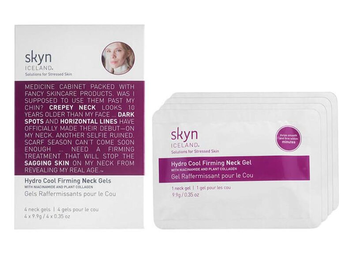 Skyn Iceland Hydro Cool Firming Neck Gels, 4 stk.